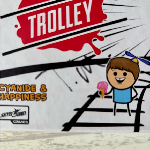 Trial by Trolley by Cyanide & Happiness Party Board Game with Modifier Pack - Picture 11 of 12